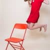 new design rouge - chaise pliante