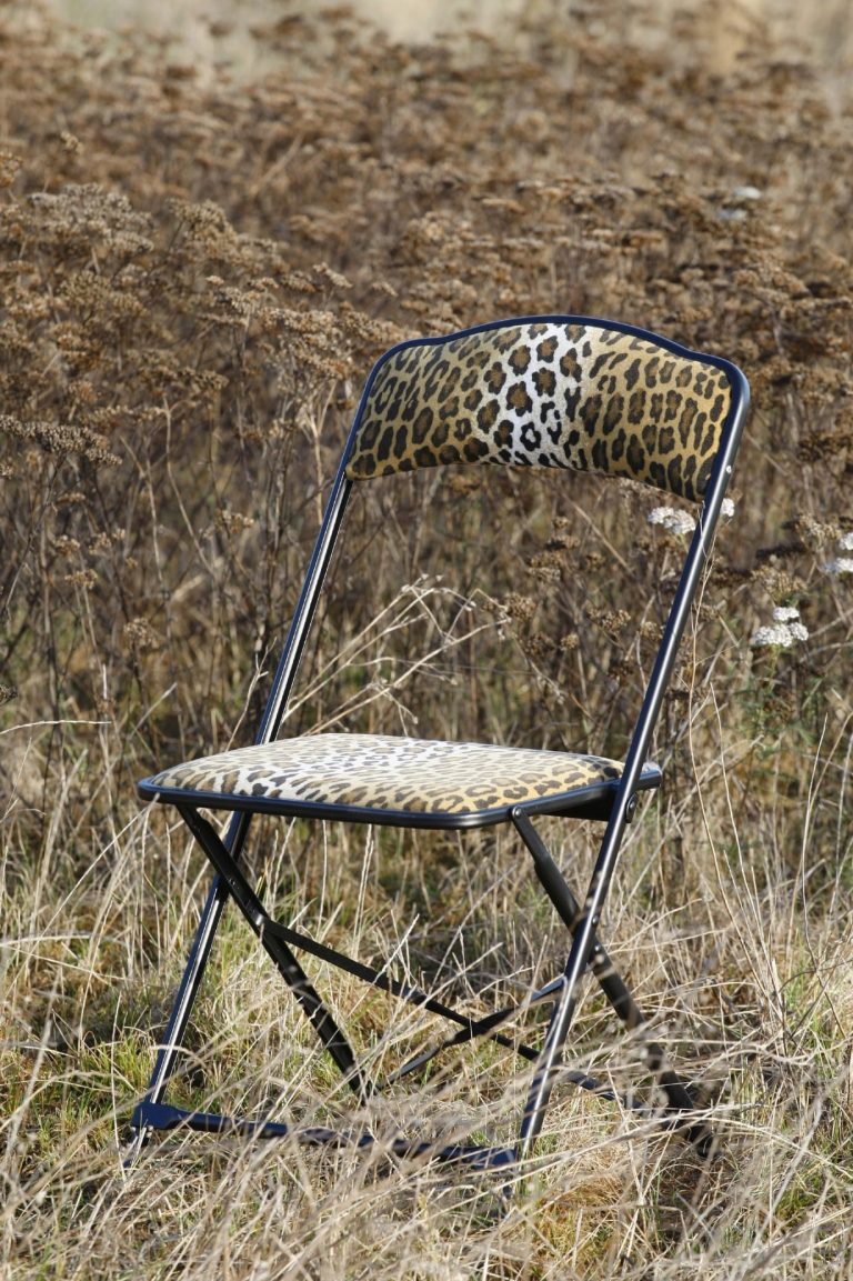 Chaise type Chaisor style léopard